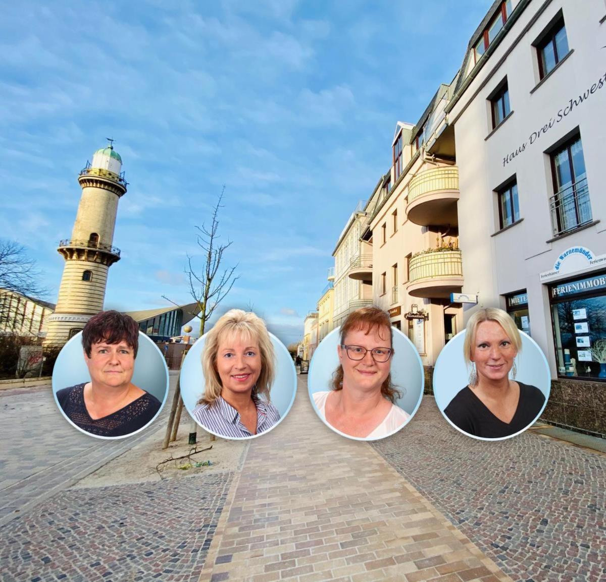 Ferienwohnung Vormann Jantzen, direkt am Leuchtturm Rostock Exterior foto